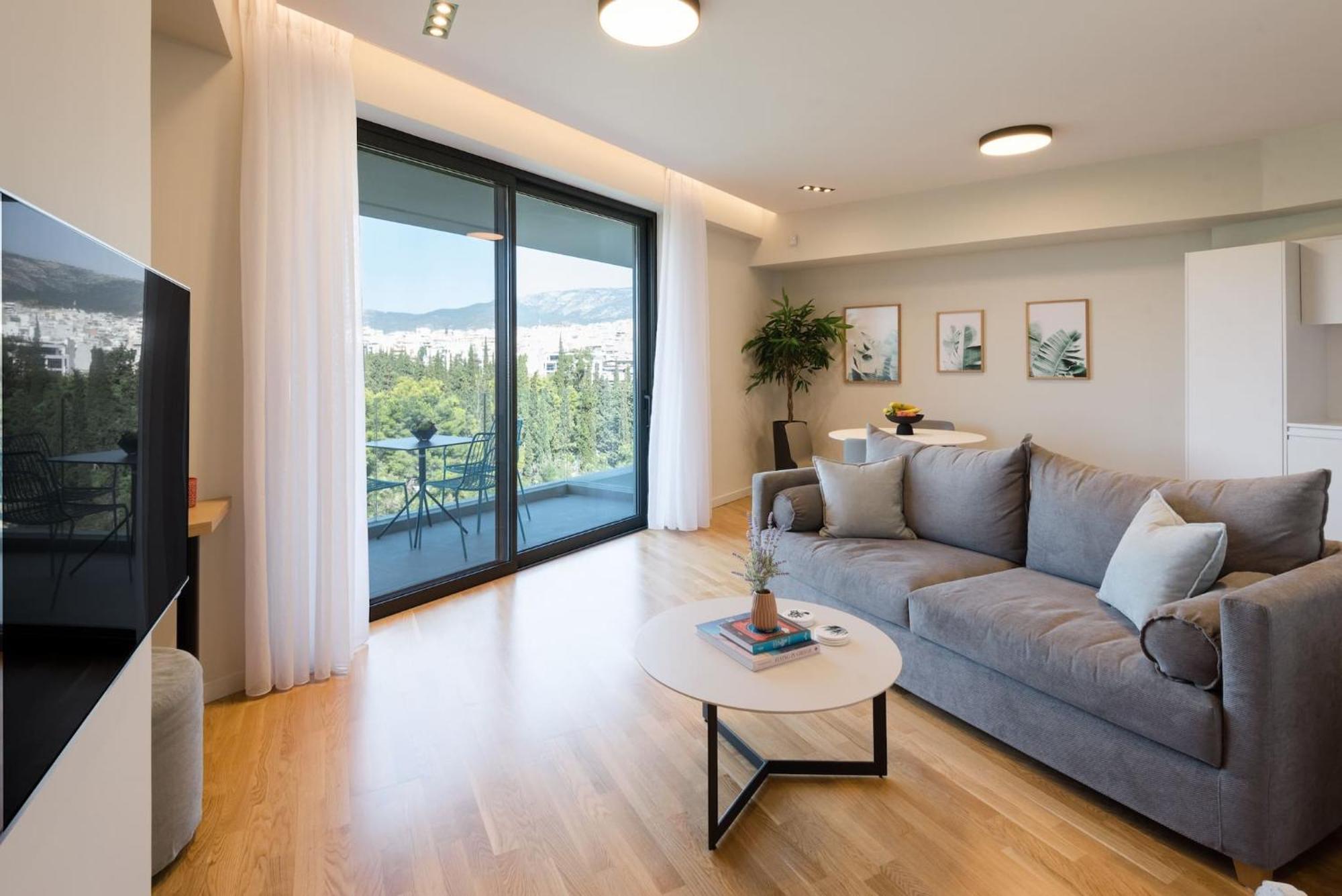 Urban Apt With Stunning Acropolis View & Roofdeck Athen Eksteriør bilde
